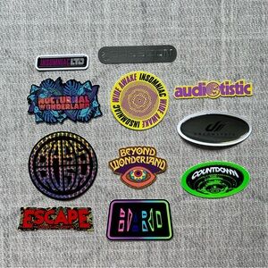 Insomniac Rave EDM Electronic Dance Music Festival Bumper Stickers NEW